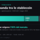 Quota di mercato stablecoin: USDT e USDC valgono l'83% del mercato